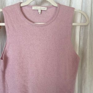 Naked Cashmere “Hillary” Pink Sweater Vest Size S